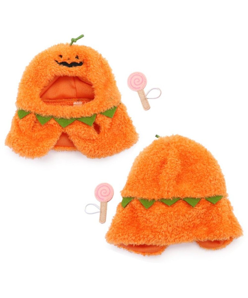 Mother garden しろたん ついてきちゃうマスコット用 着せ替え服 《かぼちゃポンチョ》 単品 