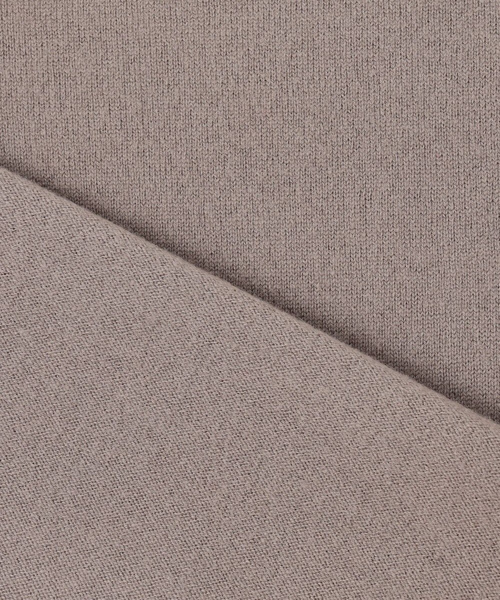 自由区 【洗える】ソフトウールハイゲージポンチョ風 ニット 