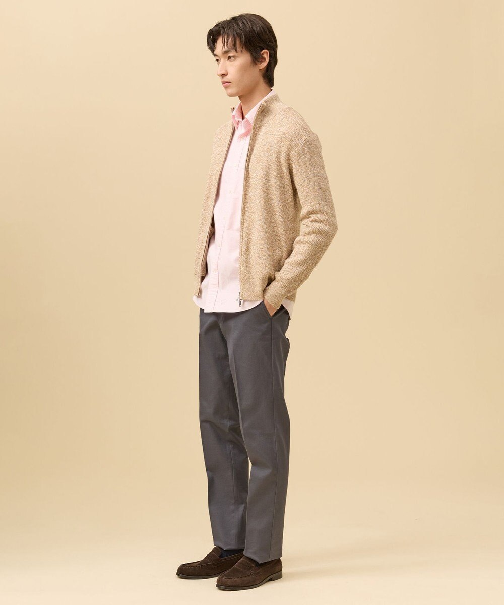 J.PRESS MEN ギマコットンフルジップ カーディガン 