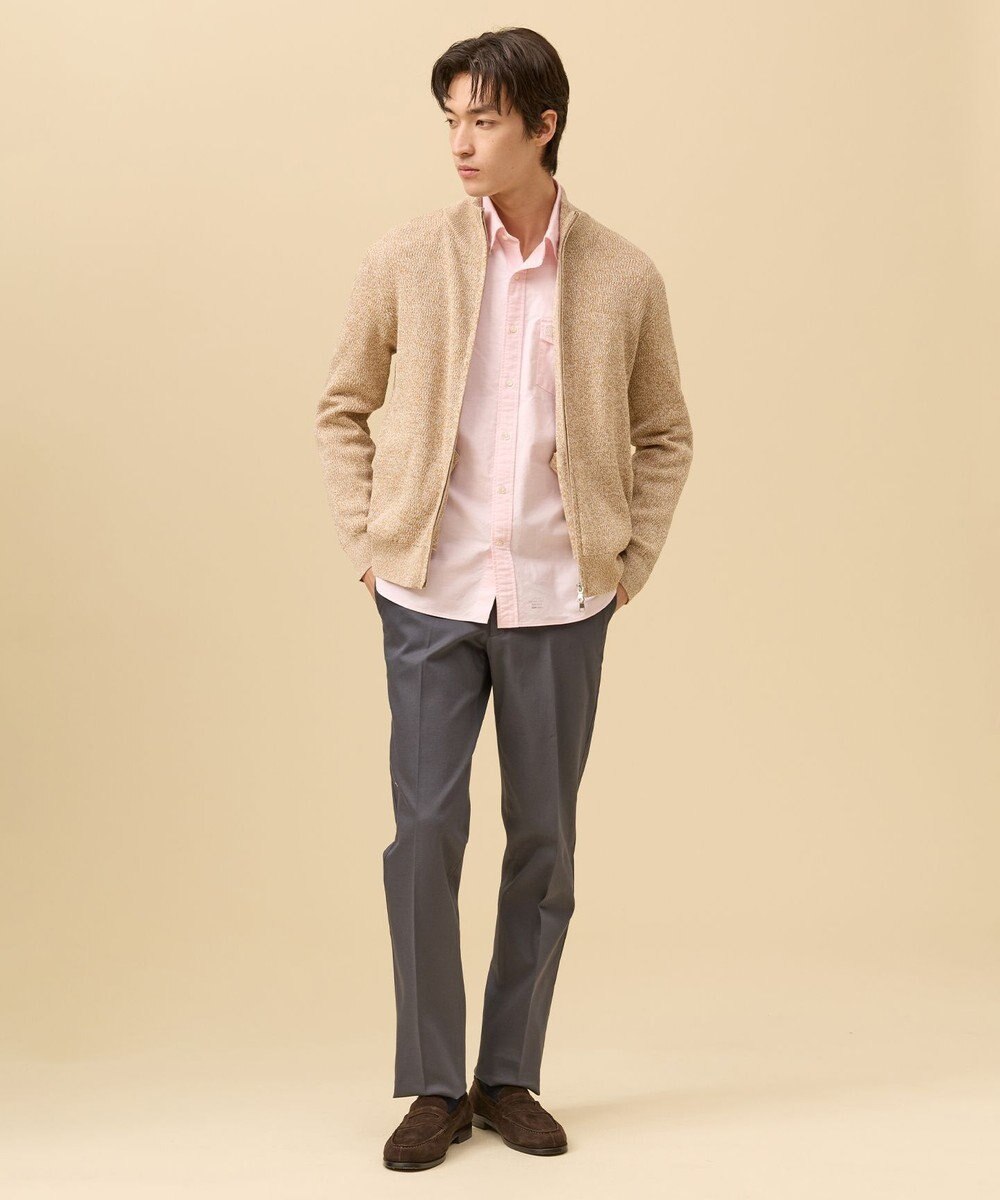 J.PRESS MEN ギマコットンフルジップ カーディガン 