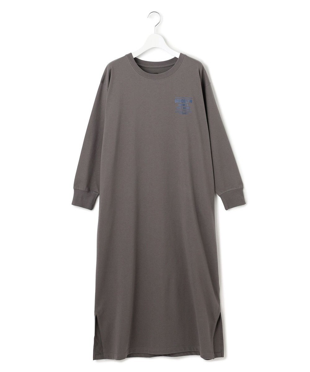 J.PRESS YORK STREET 【WOMEN】カフェロゴプリント ワンピース 