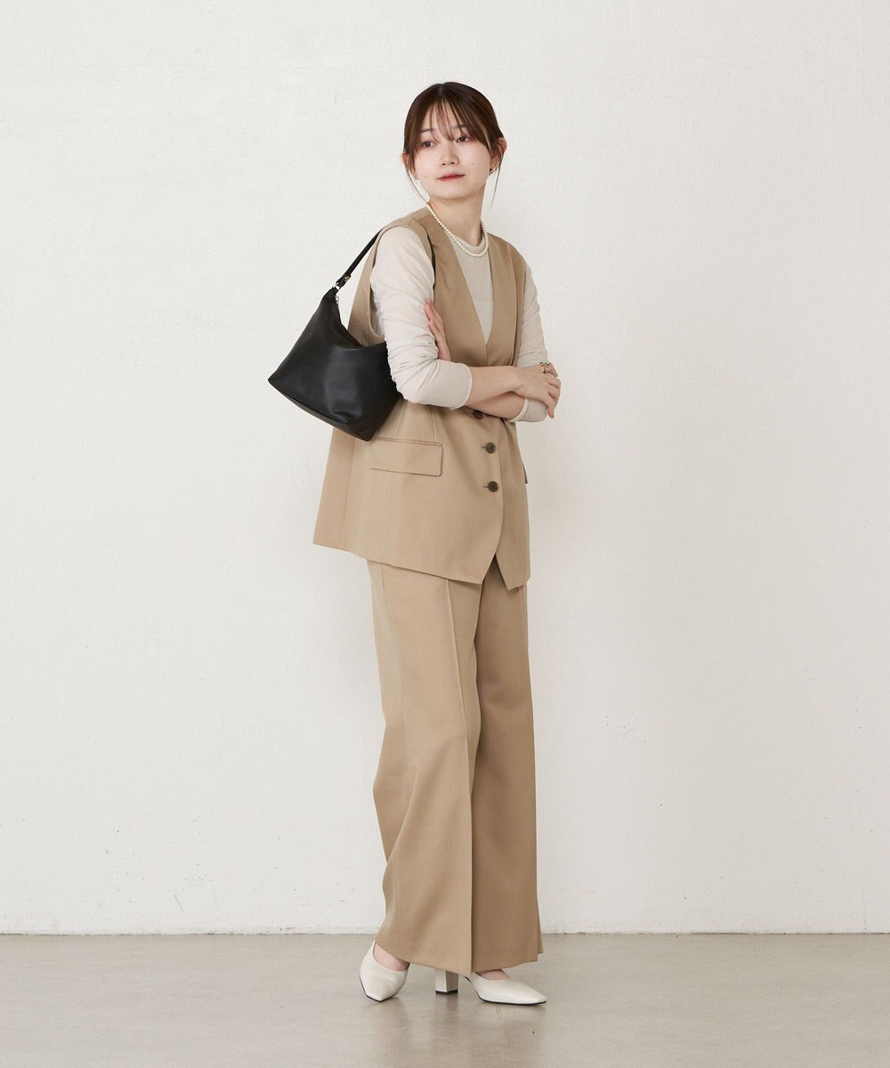 russet 《3/4～価格改定》ソフトレザーシンプルショルダーバッグ(CE-1328-WEB) 