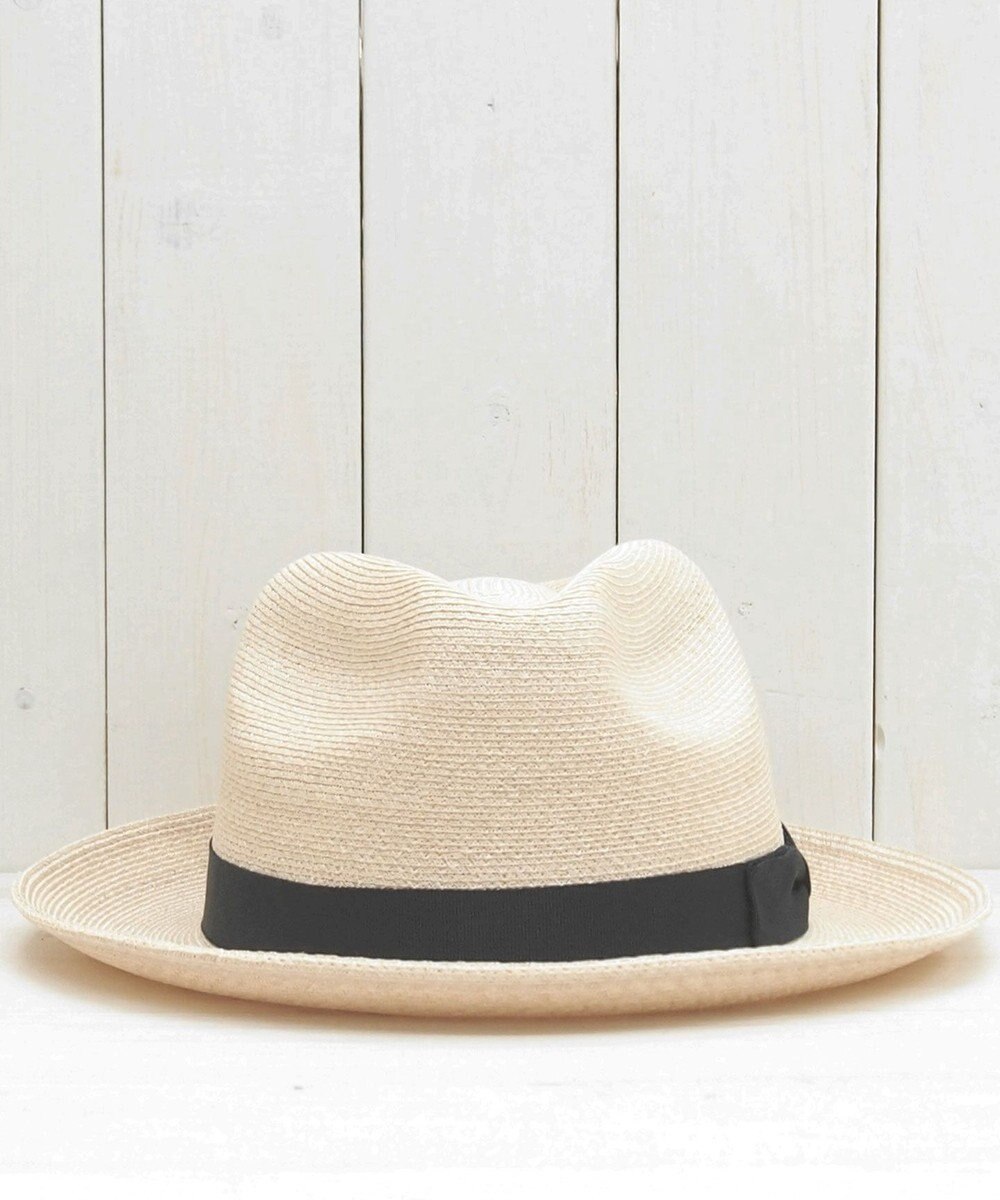 石田製帽 【UNISEX】 マニラ麻 中折れソフトハット 