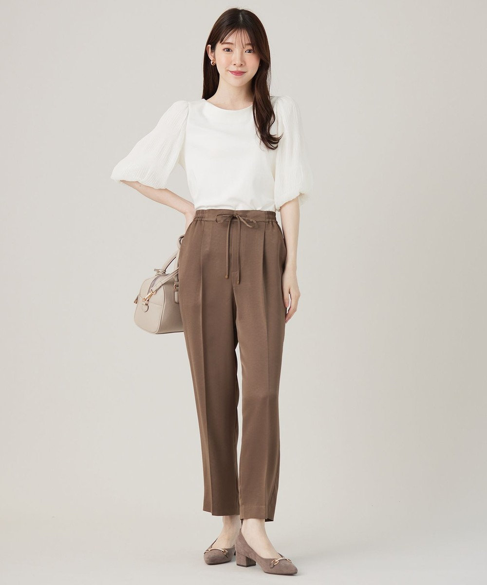 ANY SIS S 【洗える】マジョリカスリーブ プルオーバー 