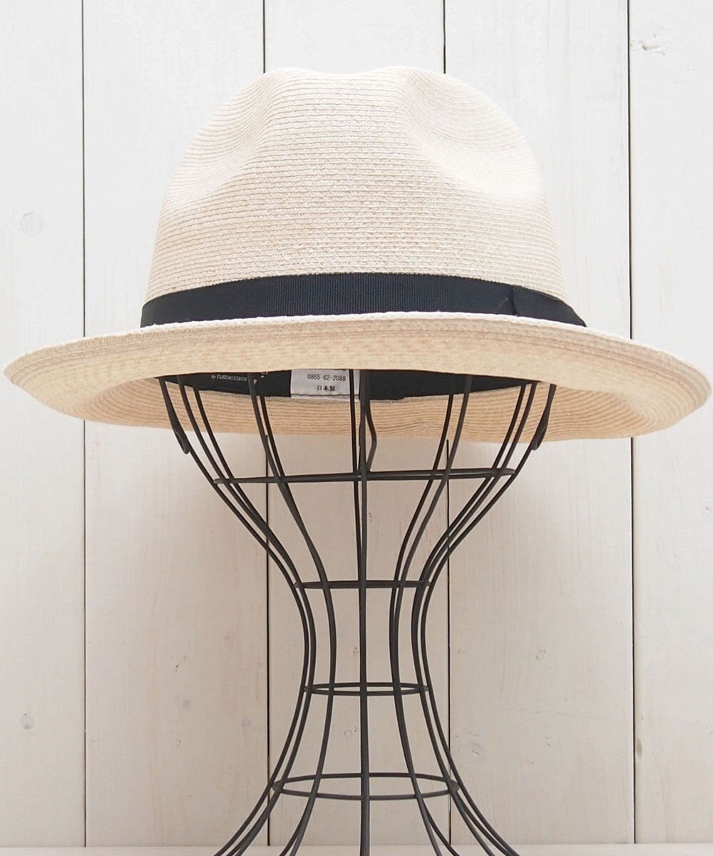 石田製帽 【UNISEX】 マニラ麻 中折れソフトハット 
