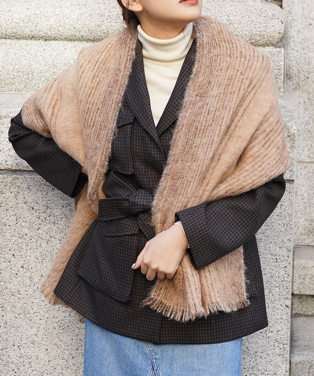 muto アルパカウールストール 