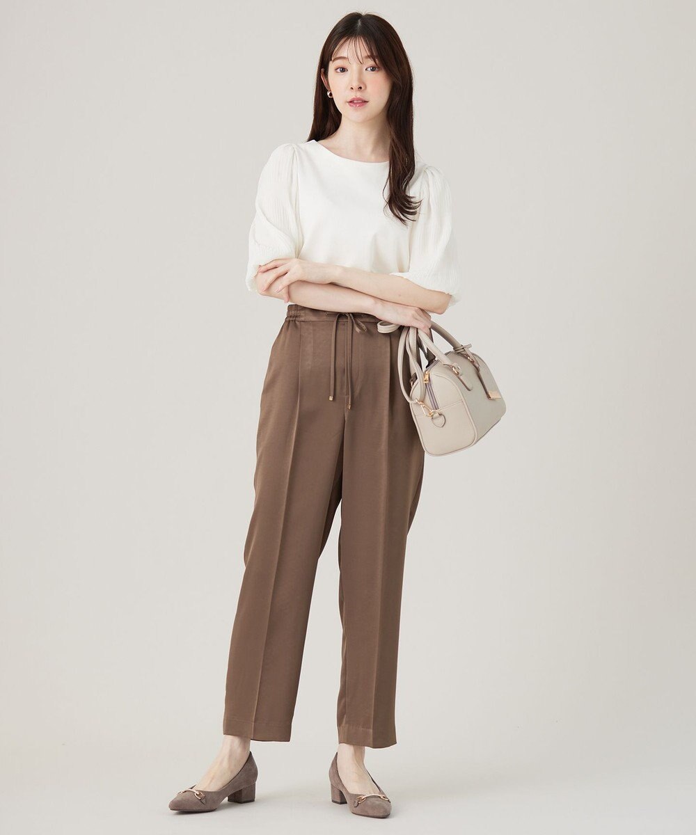 ANY SIS S 【洗える】マジョリカスリーブ プルオーバー 