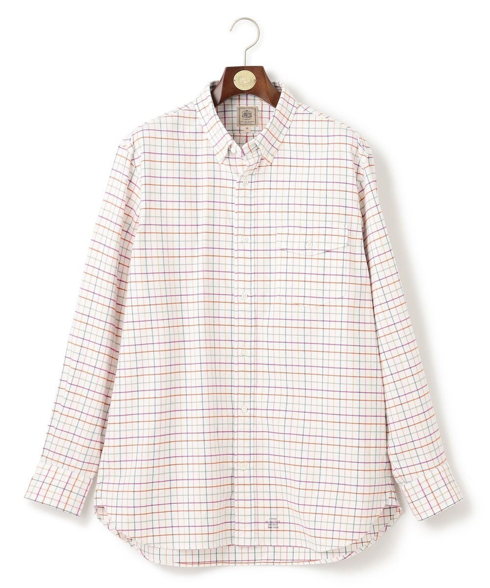 J.PRESS MEN 【KING SIZE】ストレッチ コットンネルシャツ 