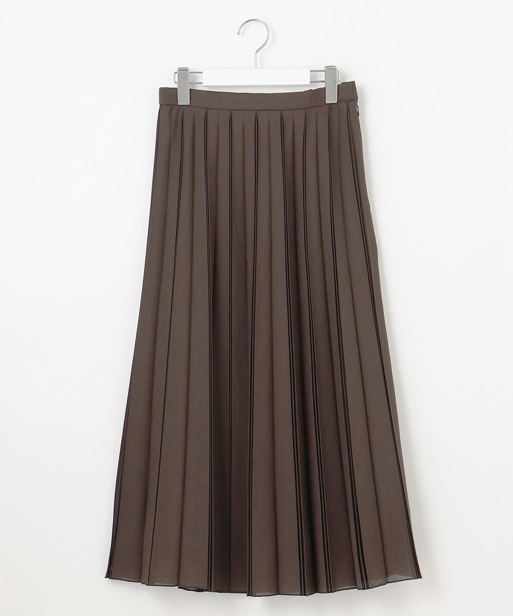 J.PRESS LADIES 【洗える】シアータフタ プリーツ スカート 