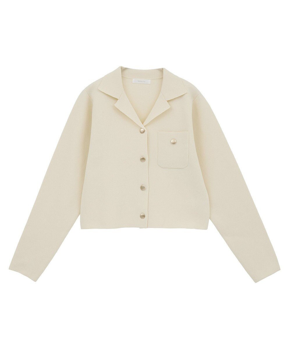 Green Parks ・ｓｗｉｎｇ　ｂｙ　ニット開襟カーディガン 