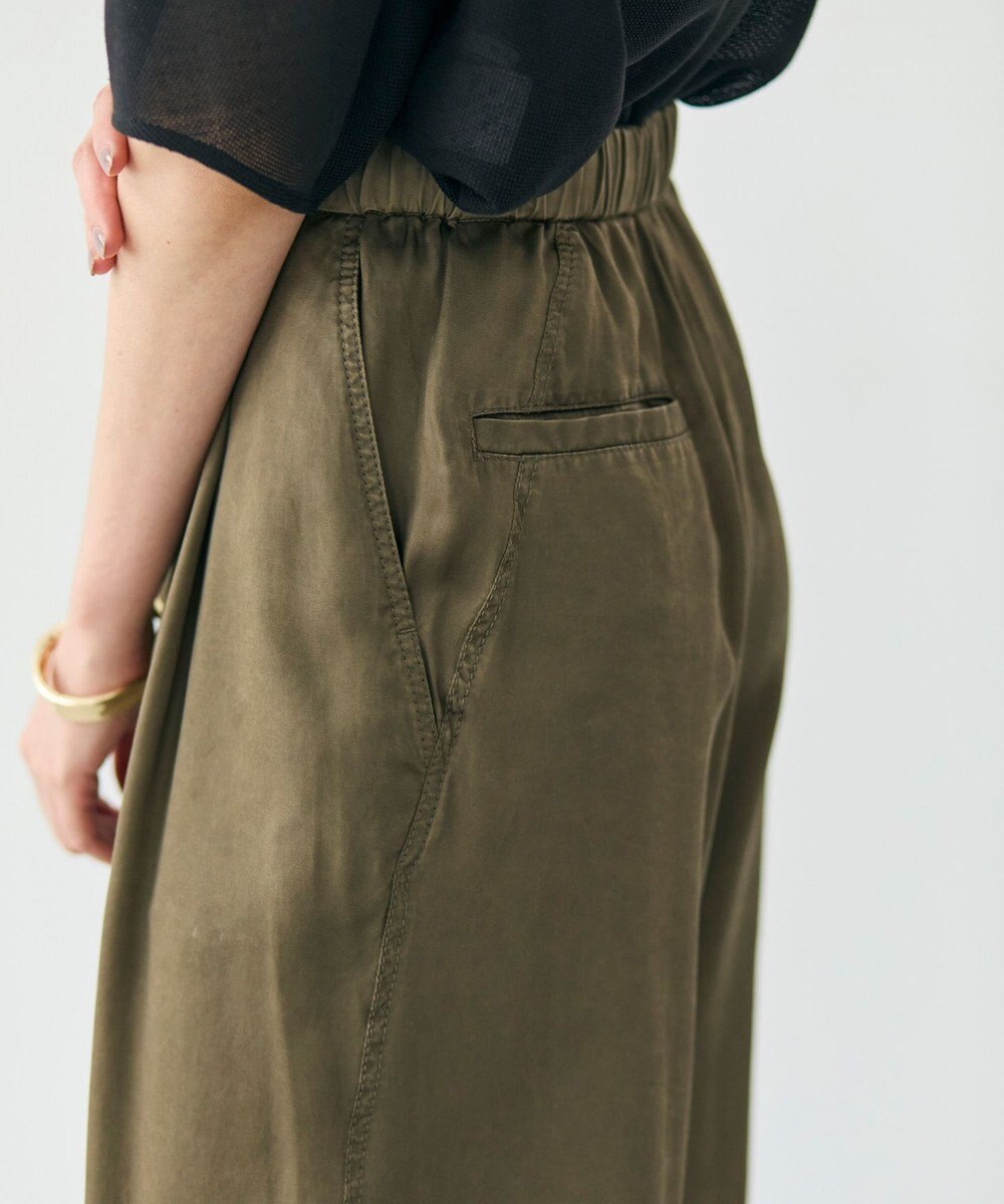 BEIGE， 【洗える・VERY 6月号掲載】PAWPAW / ウエストリボンタックワイドパンツ 