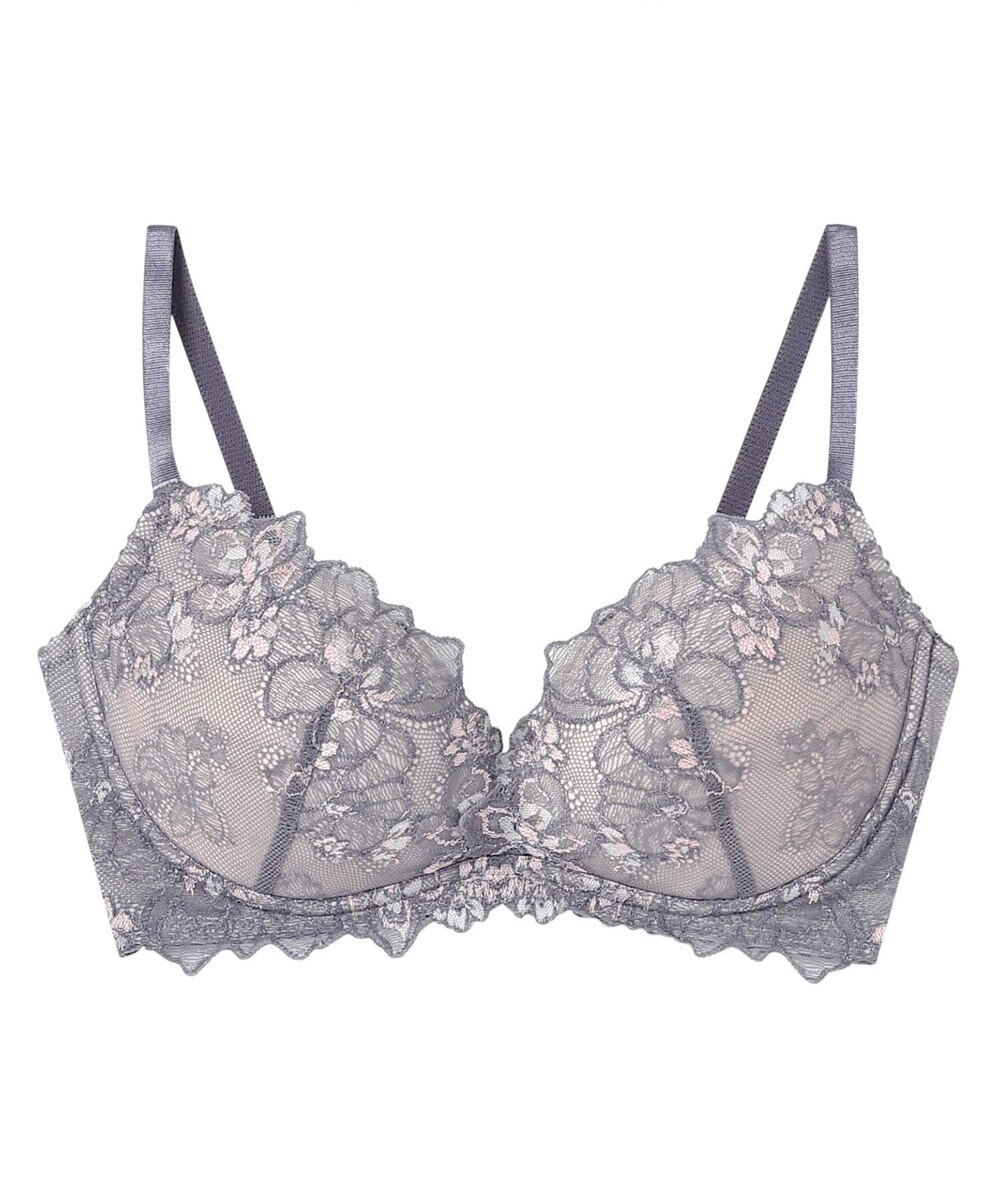 AMPHI ノンワイヤーブラ 脇高設計 ボリュームアップ A～Gカップまで対応 大きいサイズ 【BRAGENIC ブラジェニック 脇高細見えタイプ】 ブラジャー ブラ BMI350 アンフィ／ワコール 