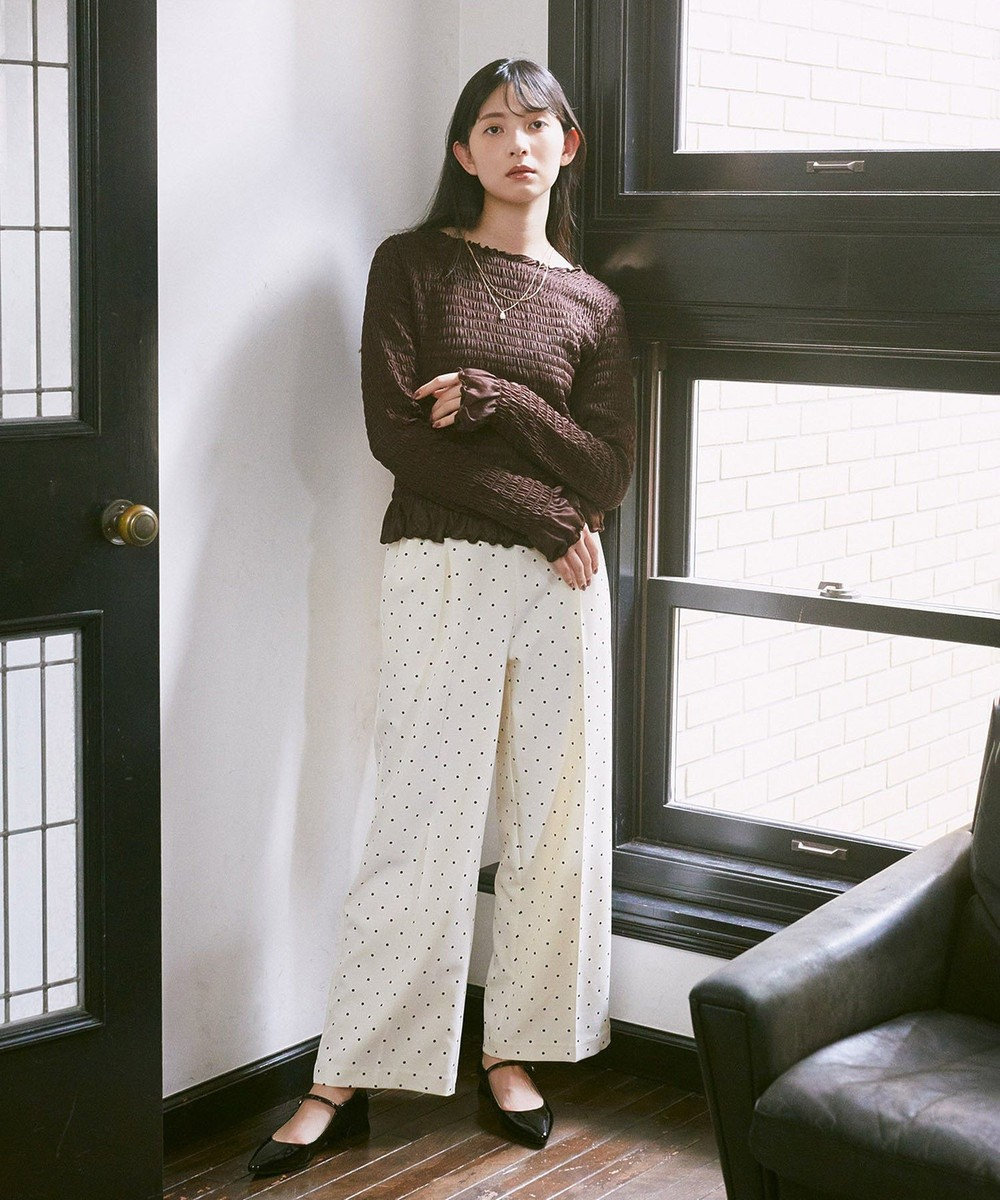 earth music&ecology シャーリングメロープルオーバー 