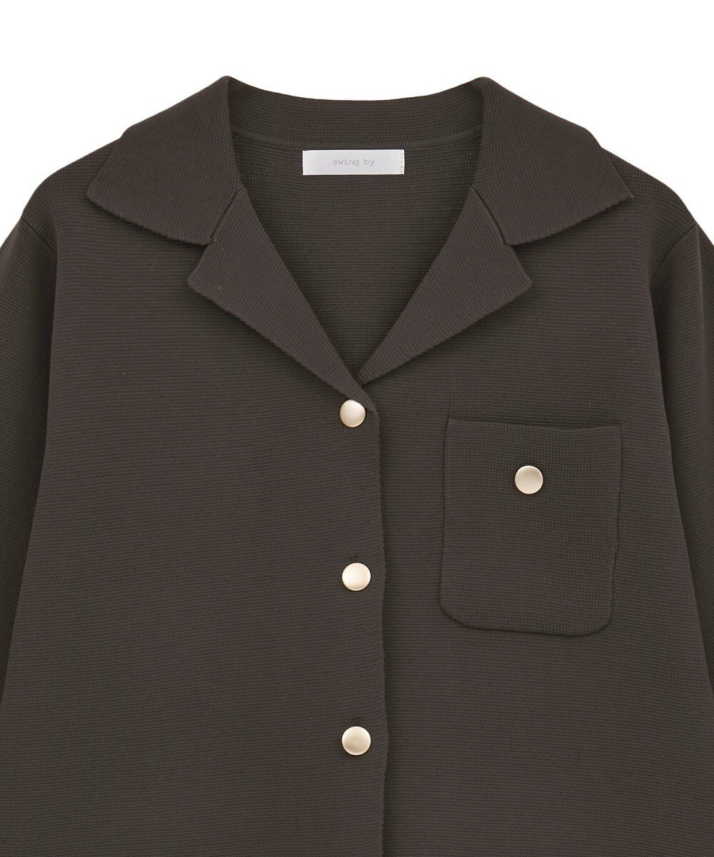 Green Parks ・ｓｗｉｎｇ　ｂｙ　ニット開襟カーディガン 