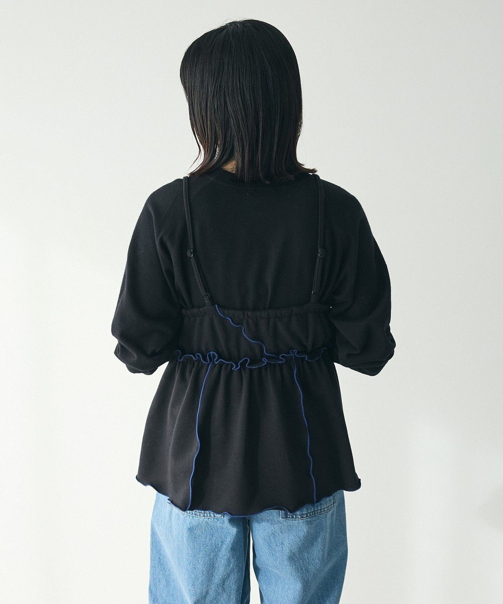 CRAFT STANDARD BOUTIQUE 配色メローキャミトップス 