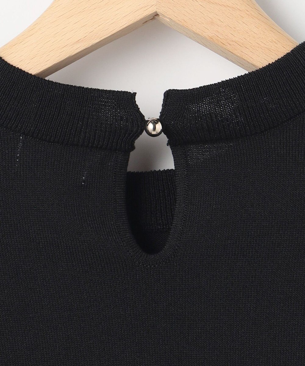 組曲 【先行予約】シアー ニット５分袖 プルオーバー 
