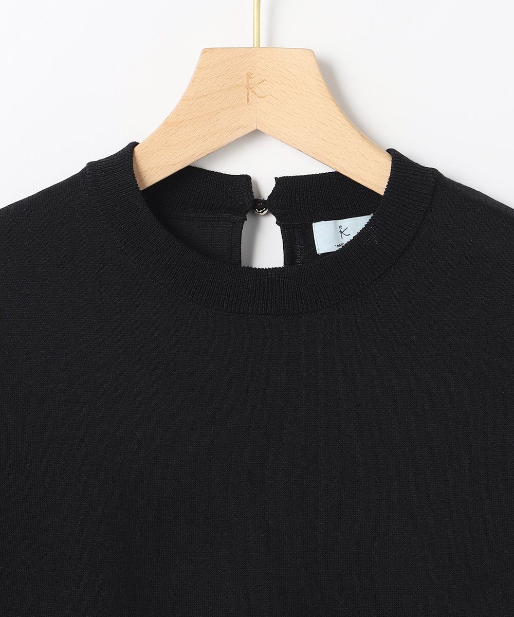 組曲 【先行予約】シアー ニット５分袖 プルオーバー 