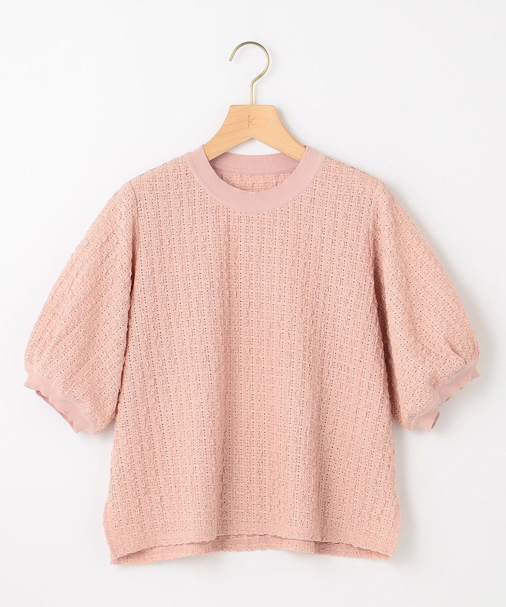 組曲 S レーシージャージーニットライク カットソー 