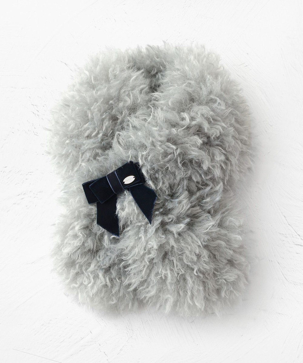 TOCCA 【ブローチ取り外し可】VELVET RIBBON FURTIPPET ティペット 