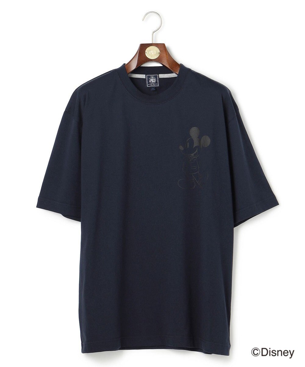 J.PRESS MEN 【DISNEY COLLECTION】【UNISEX】ワンポイント Tシャツ / ミッキ－マウス 