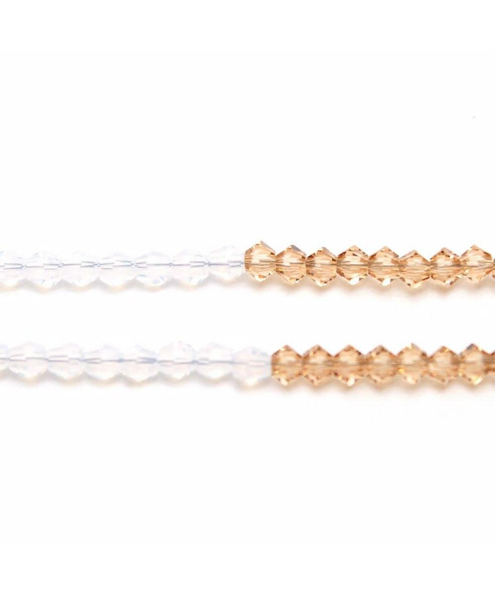 A.D.M.J. 【ネックレスとしても】スワロフスキー(R)・クリスタル/グラスコード 