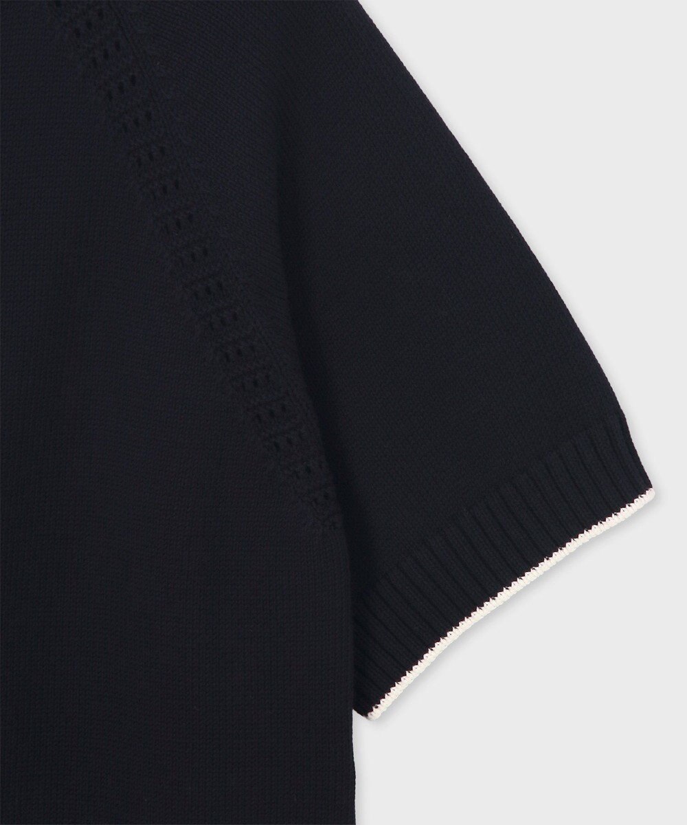 Paul Smith コットンアイレット ショートスリーブ カーディガン 