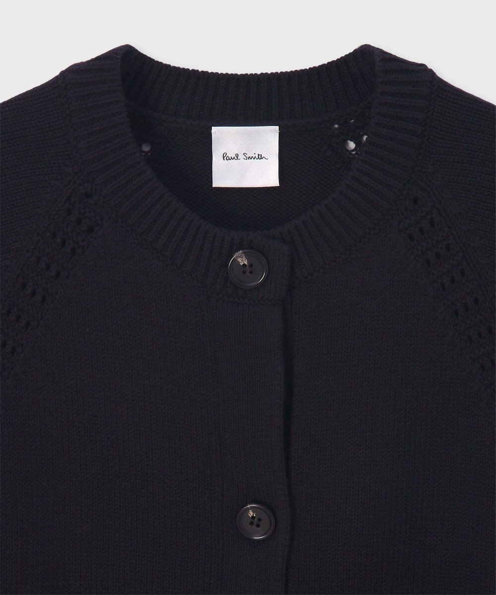 Paul Smith コットンアイレット ショートスリーブ カーディガン 