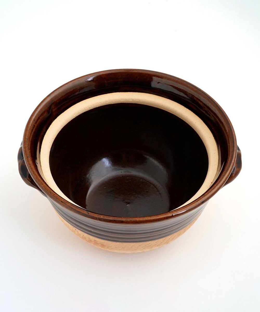 たち吉 【たち吉】伊賀飛びカンナごはん鍋（飴釉）〈１個〉伊賀焼 