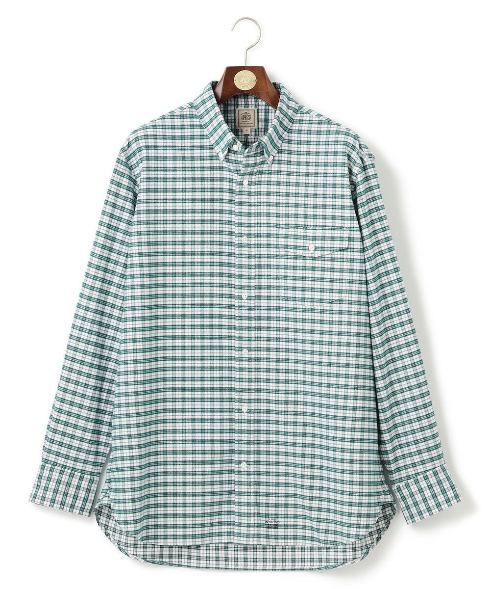 J.PRESS MEN 【KING SIZE】ストレッチ コットンネルシャツ 