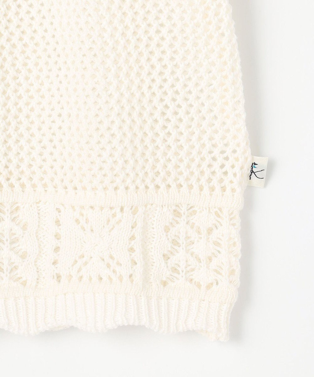 組曲 KIDS 【S-Lサイズ】クロッシェライク　カーディガン 