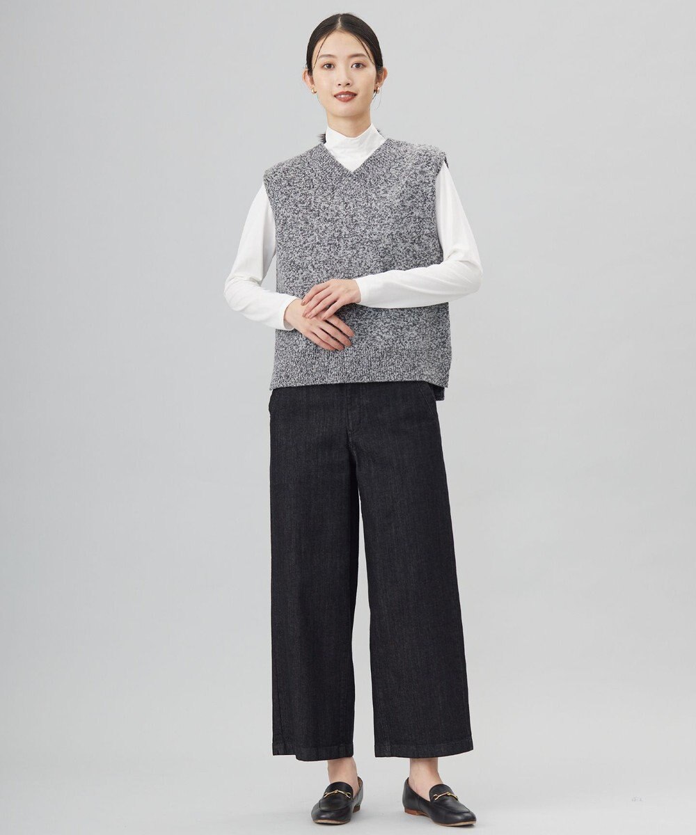 J.PRESS LADIES L 【洗える】MIX COLORED ニット ベスト 