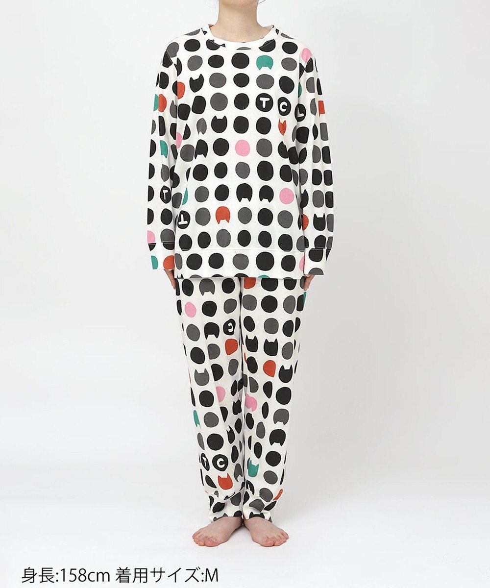 tsumori chisato SLEEP ツモリチサト パジャマ 綿100%(本体) 天竺素材 長袖 長ズボン レディース UDX598 /ワコール 