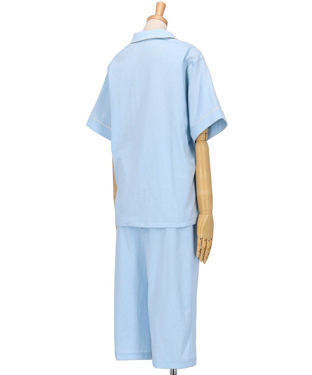 ワコール／睡眠科学 パジャマ 5分袖 半袖 8分丈 綿100%(本体) 天竺素材 レディース YDT150 睡眠科学／ワコール 