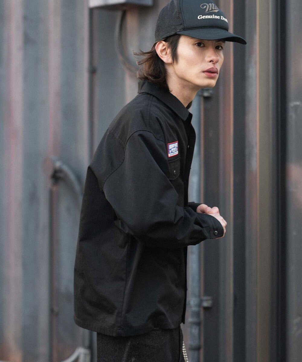 WEGO 【ユニセックス着用ITEM】ワッペンワークシャツ（LS） 