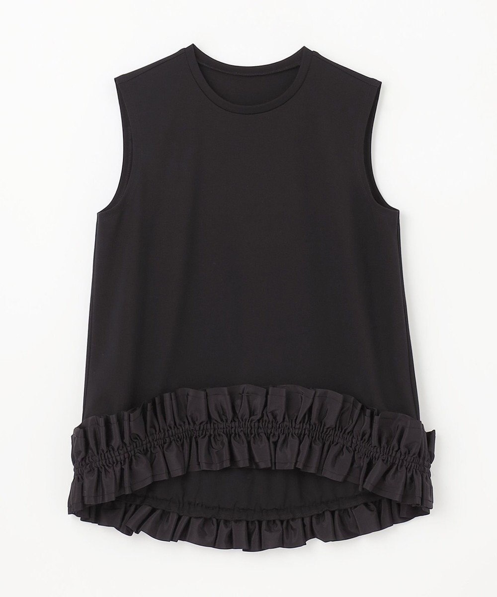 GRACE CONTINENTAL ヘムフリルカットトップ 