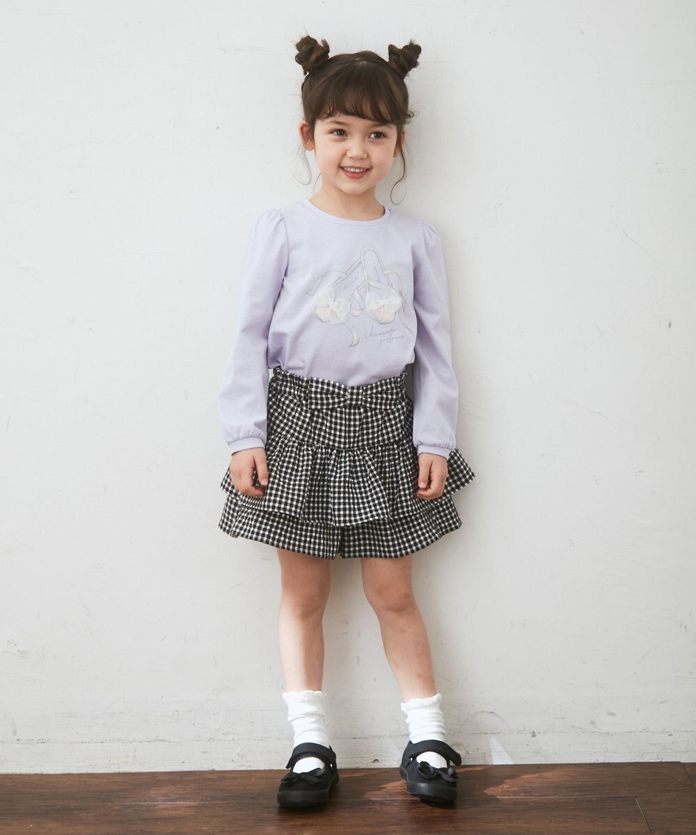 ANY KIDS 柄キュロット 