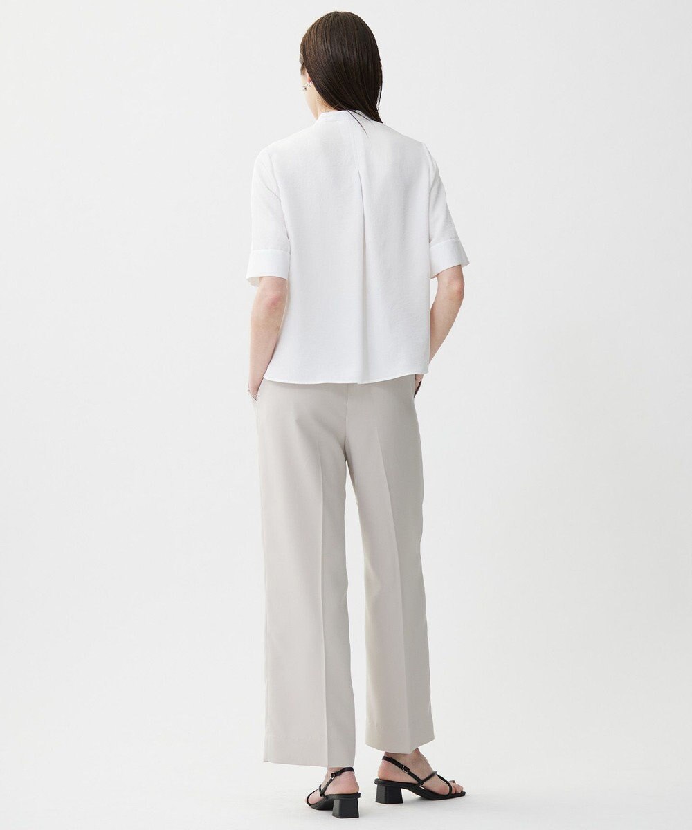 ICB L 【新色追加・UVケア・接触冷感・速乾・防シワ・洗える】 FluidBackSatin  ワイドパンツ 