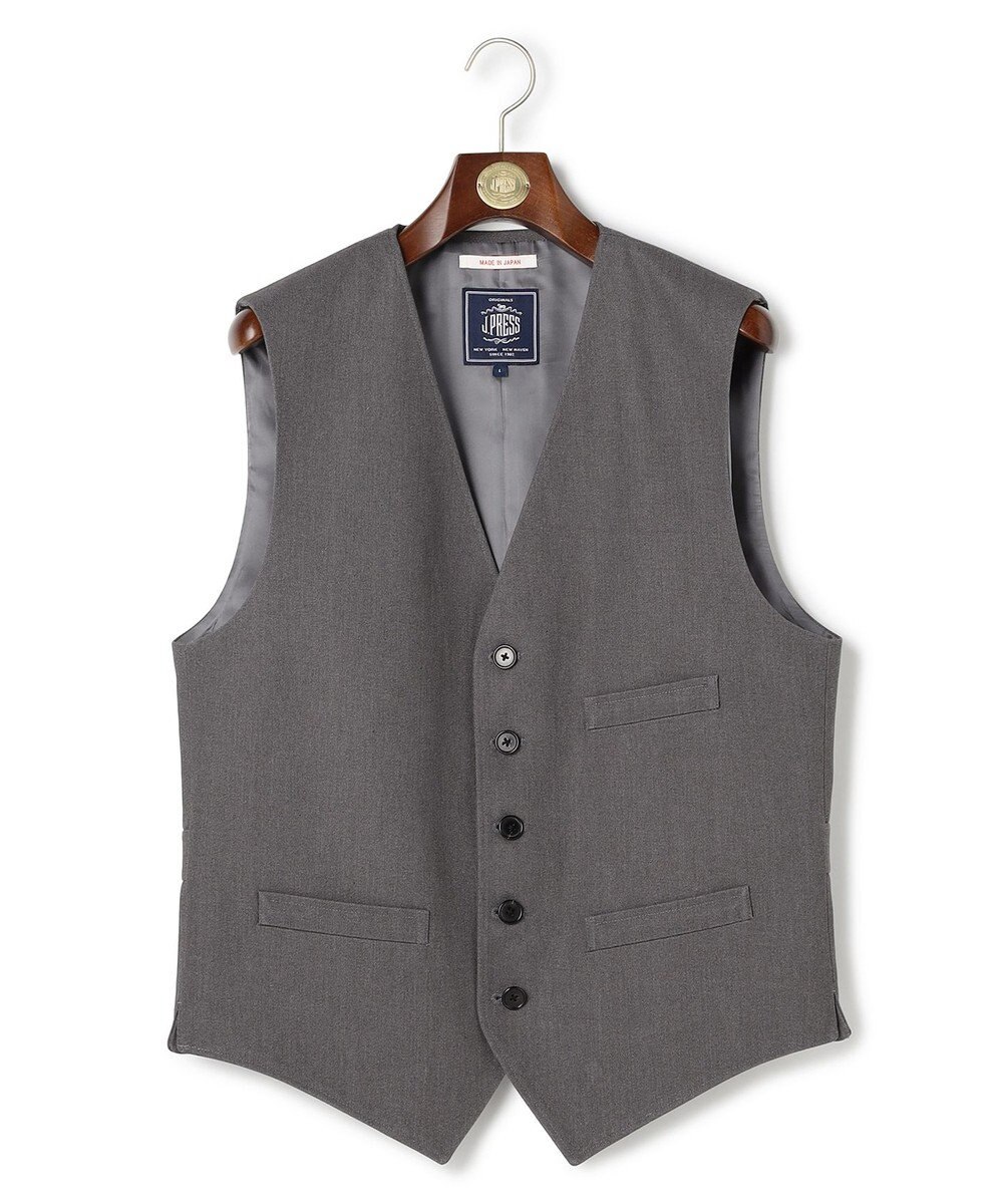 J.PRESS MEN 【J.PRESS ORIGINALS】Cotton Polyester Drill Over Odd Vest / Japan Made 