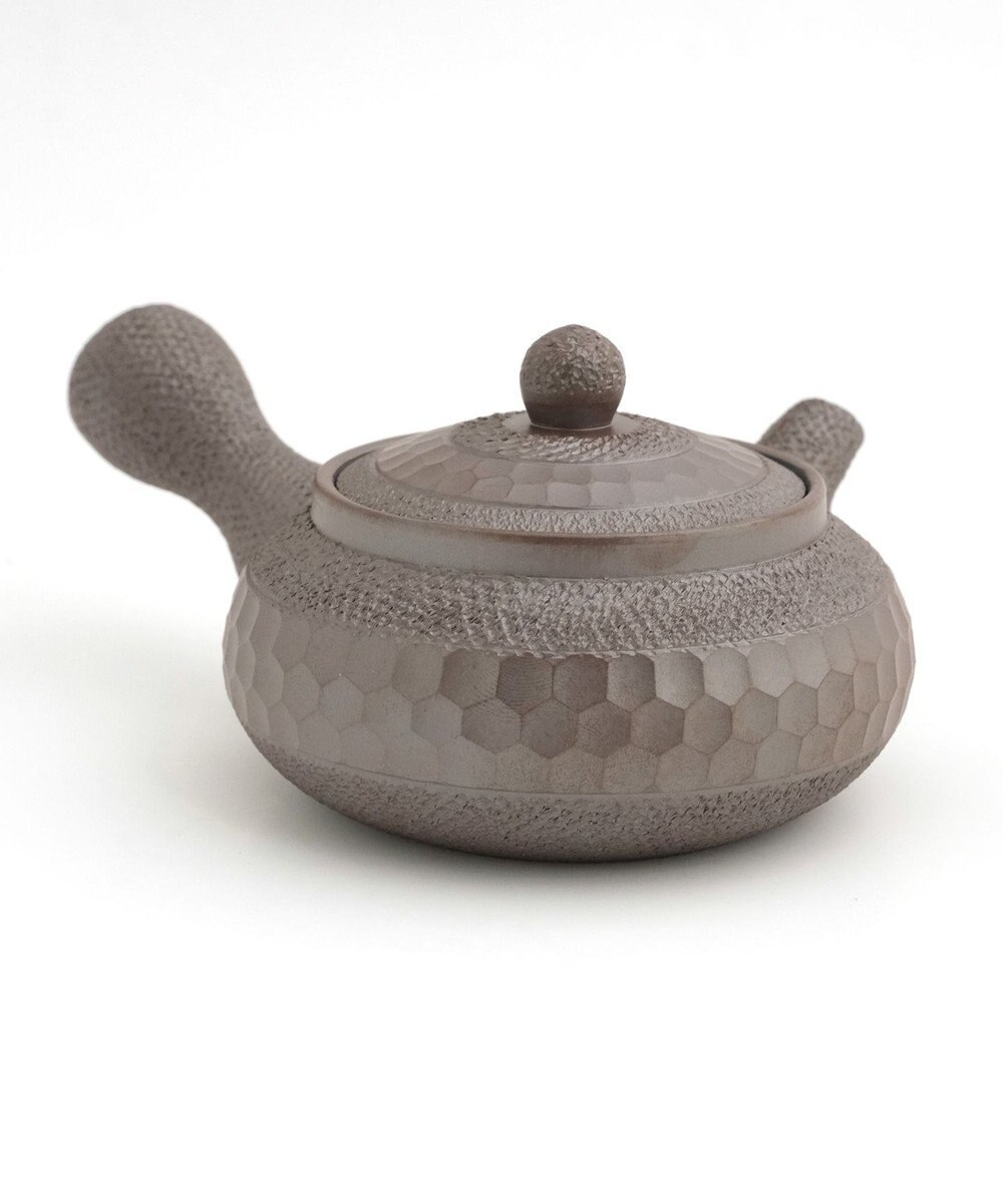 たち吉 【たち吉】ダイヤ彫中帯急須〈１個〉四日市萬古焼 