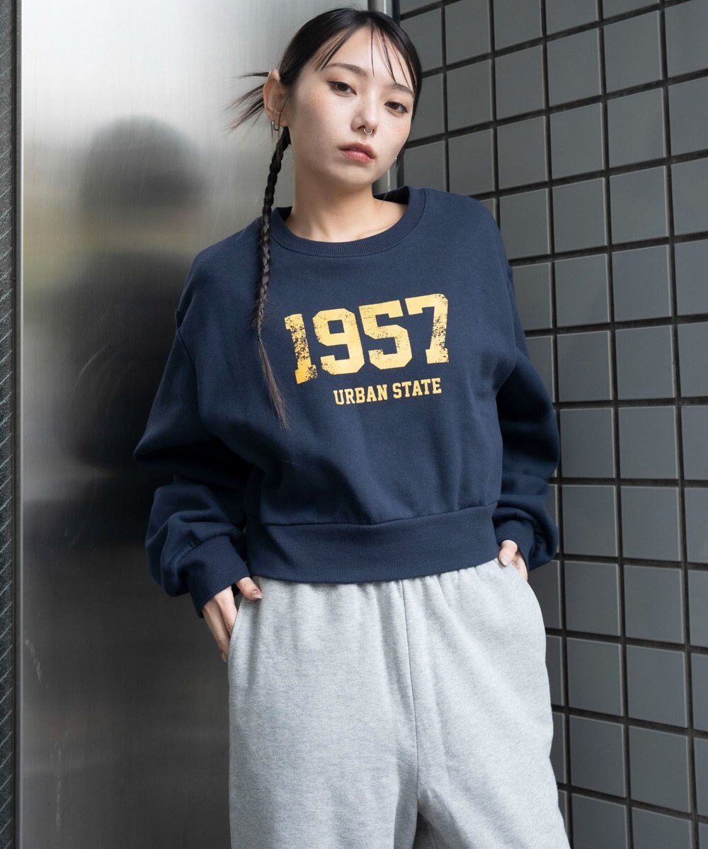 WEGO 裏起毛グラフィックスウェット 