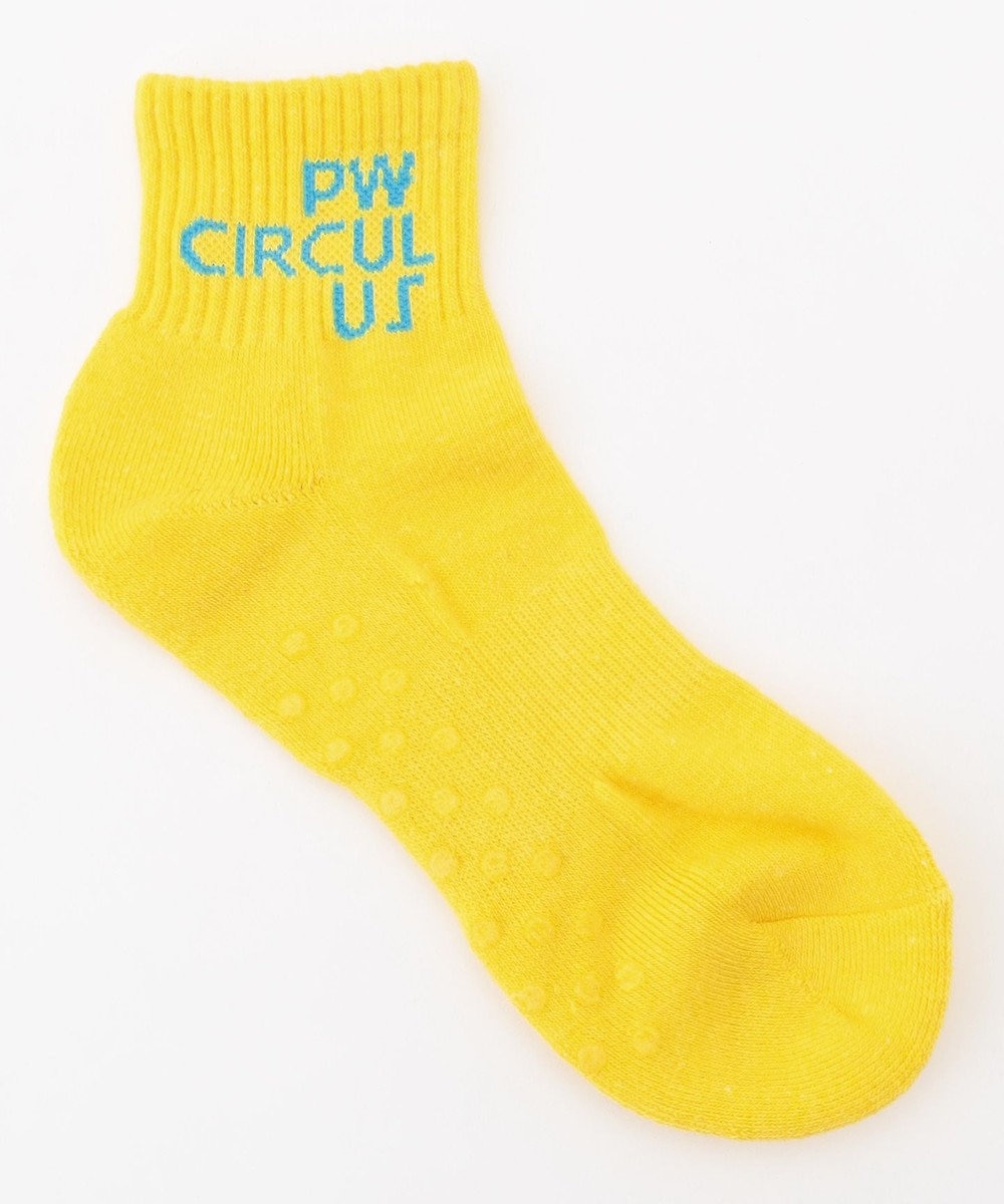 PW CIRCULUS 【虫よけ加工】【MEN】ブランドロゴ ショートソックス  ゴルフ 