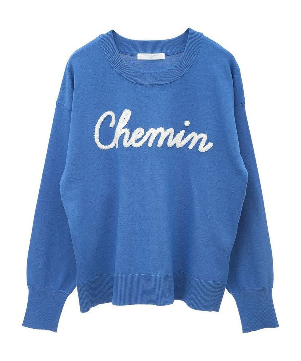 Green Parks 洗える　さがら刺しゅうロゴニットプル 