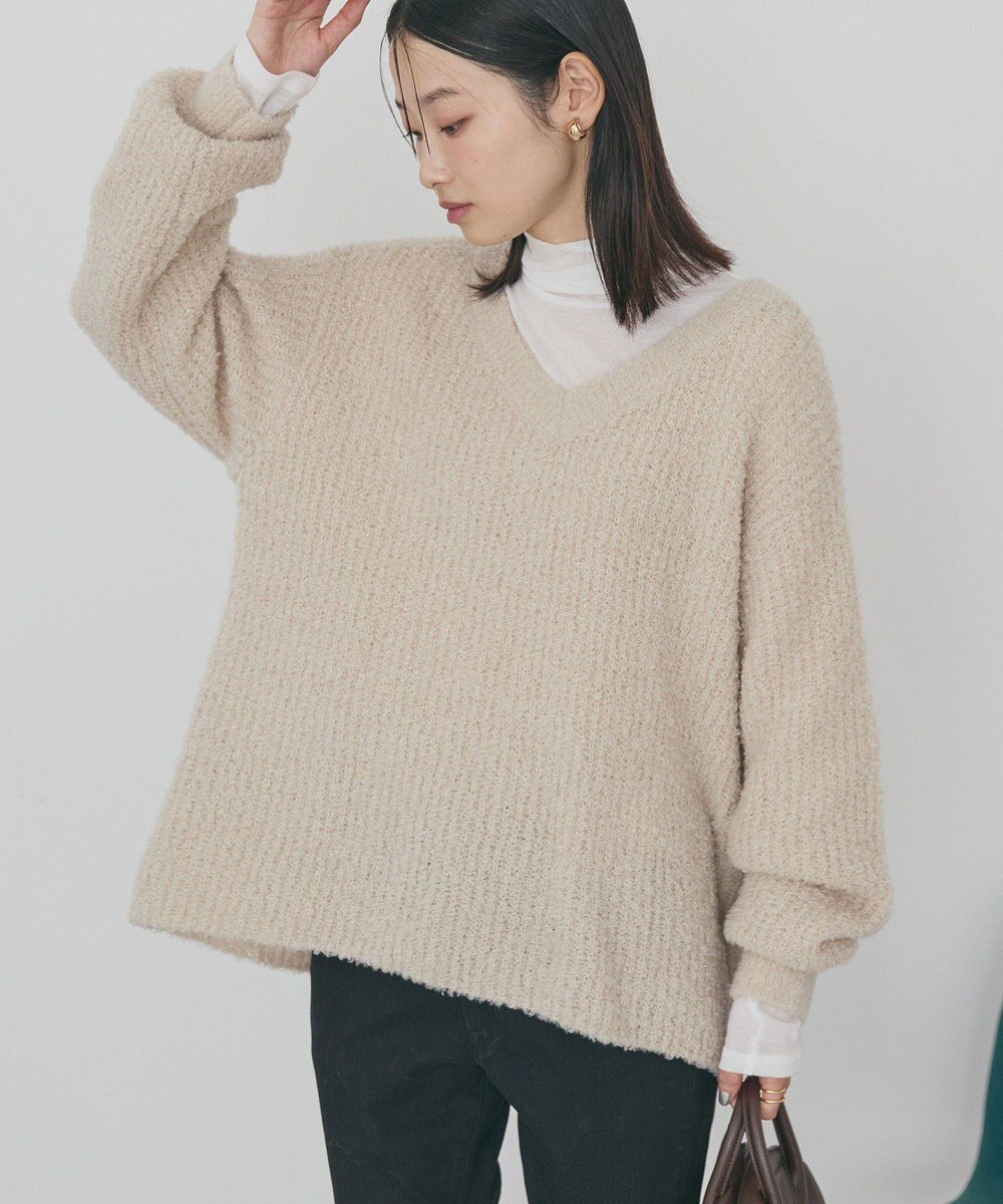 AMERICAN HOLIC ミニシャギーラメニットプルオーバー 