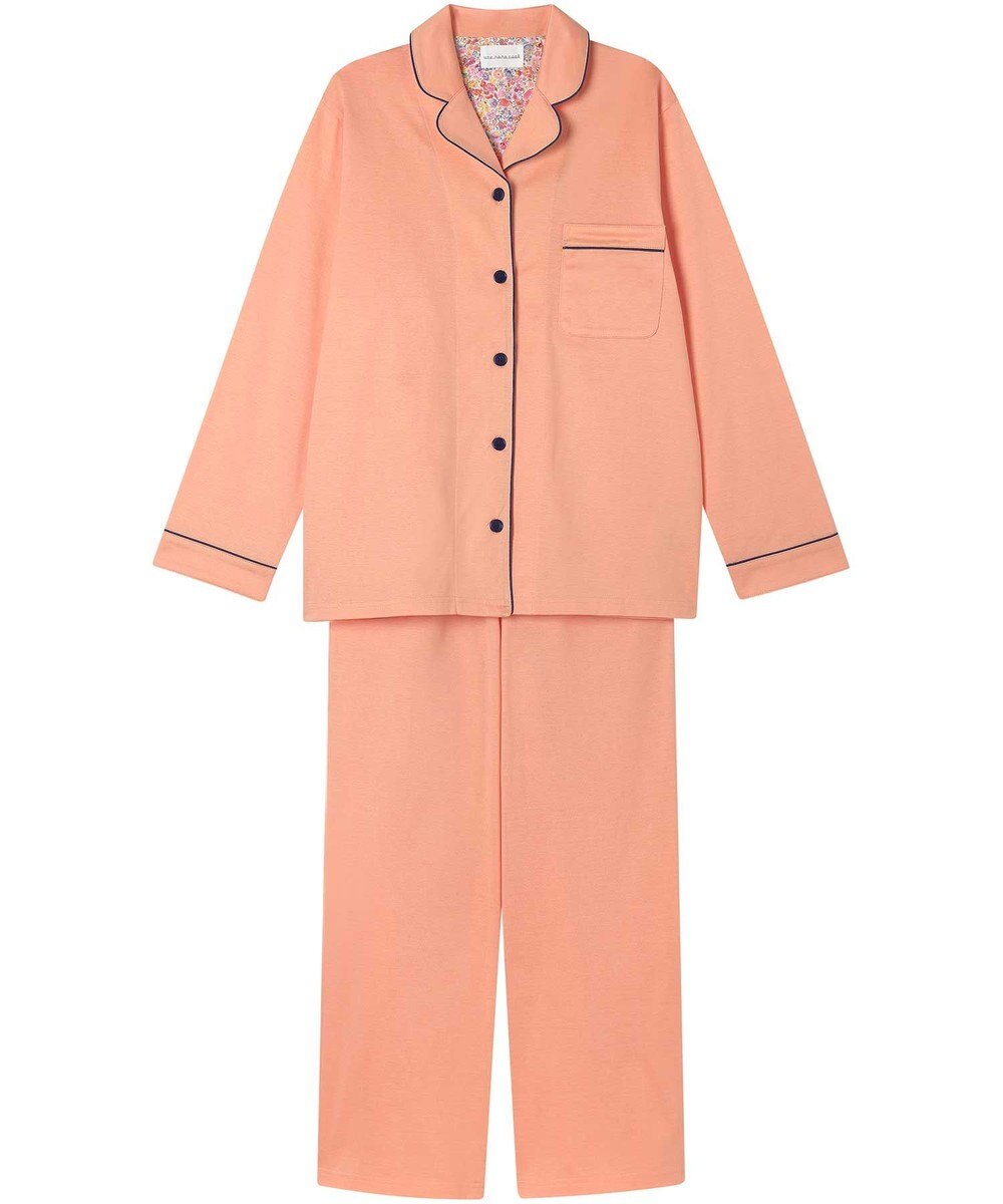 une nana cool 【綿100%】40/2コーマ天竺シルケットパジャマ MADE WITH LIBERTY FABRIC 