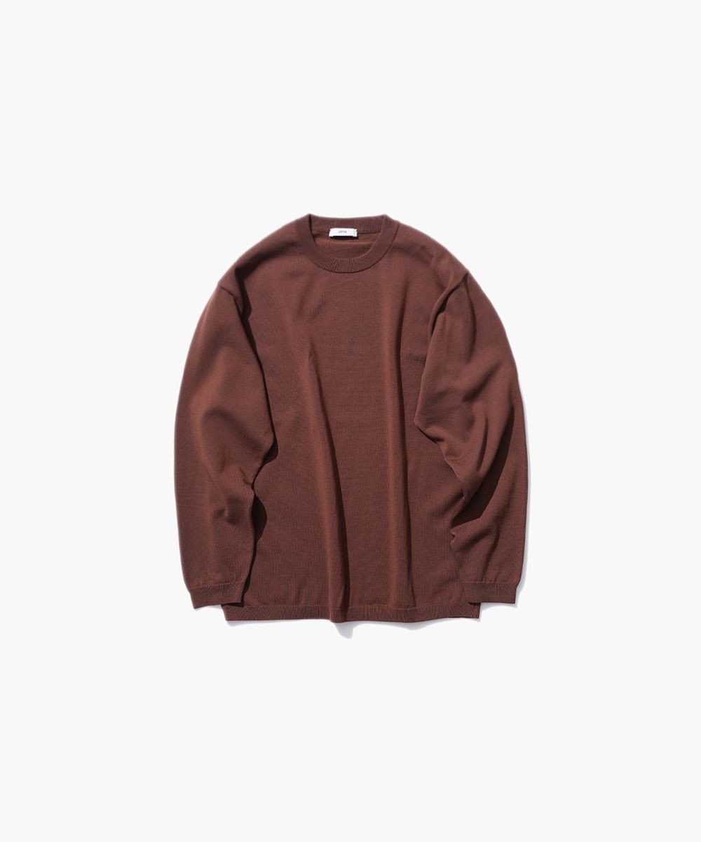 NATURAL DYED ORGANIC | クルーネックセーター - UNISEX / ATON | ファッション通販  【公式通販】オンワード・クローゼット