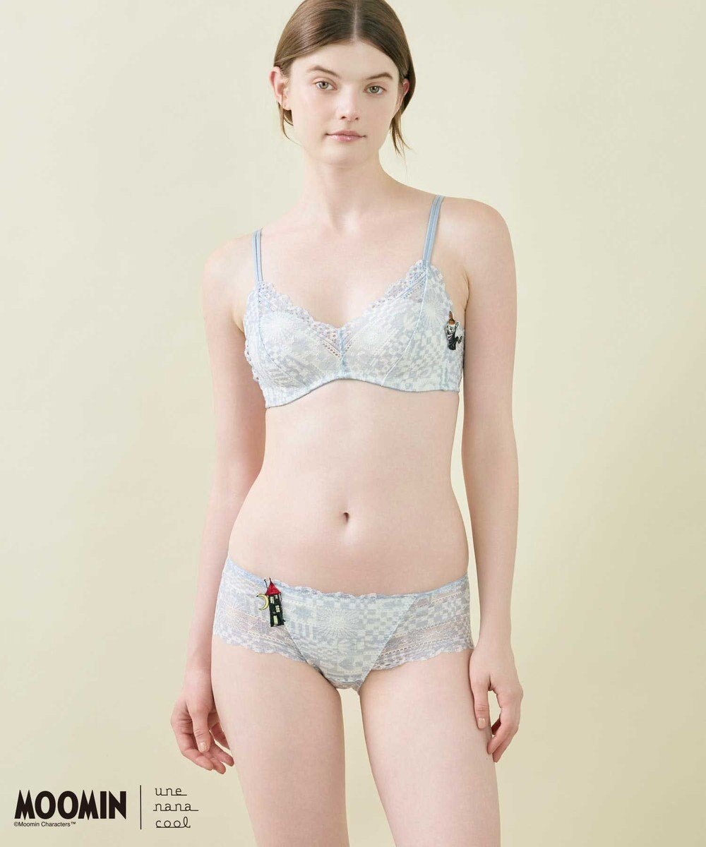 une nana cool 【ムーミン】 MOOMIN * une nana cool  364 レース ノンワイヤーブラ 