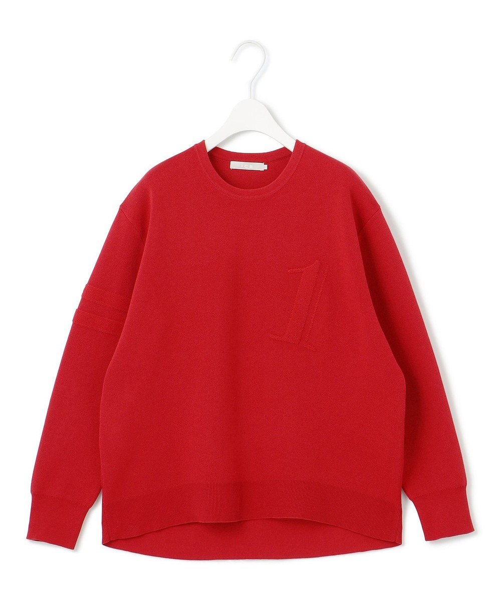 ICB 【洗える】ナンバリングカラーニット  プルオーバー 