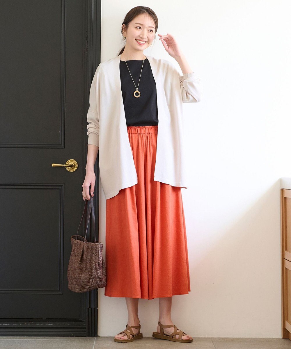 ANY L 【接触冷感/UVケア/アンチピリング】ニットカーディガン 