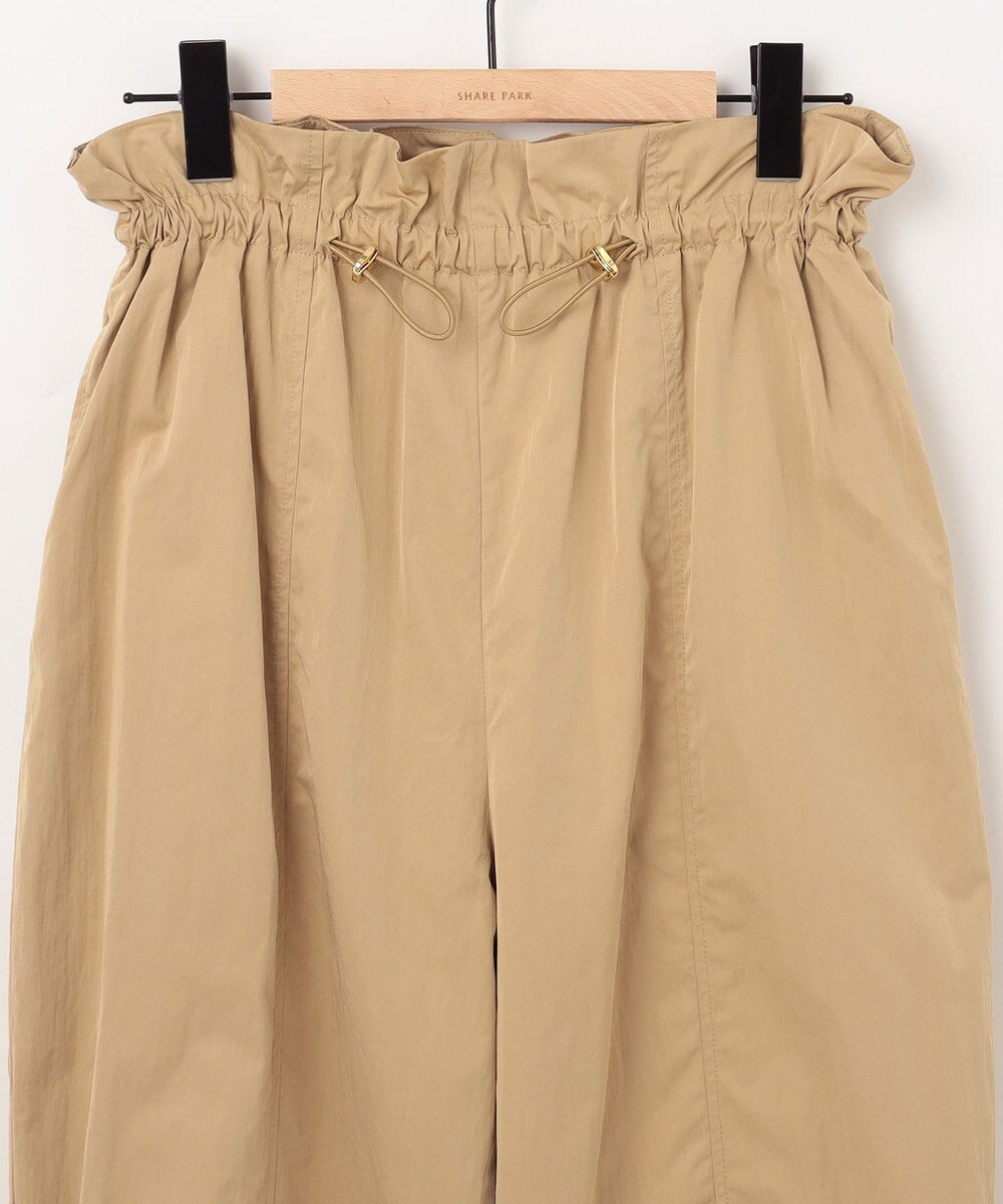 SHARE PARK LADIES ウエストギャザーパラシュートパンツ 