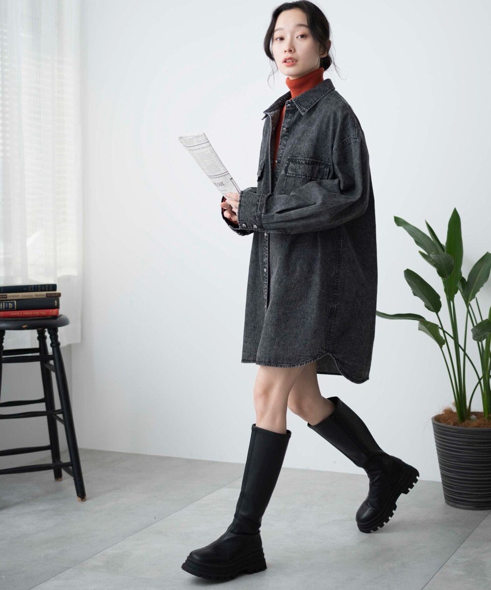 WEGO デニムBIGシャツ 